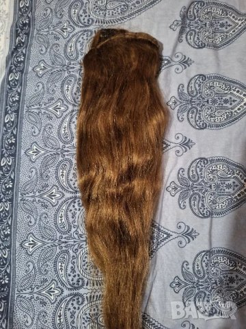 Естествена Руска коса 61см. 100гр., снимка 11 - Аксесоари за коса - 47542293