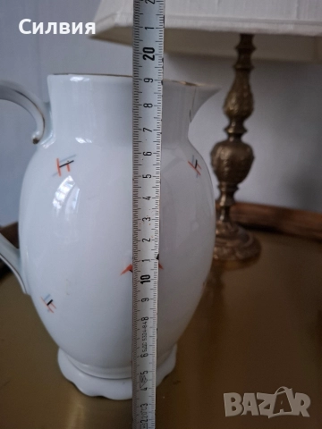 Кана, Ваза, ретро порцелан , снимка 8 - Други ценни предмети - 52790486