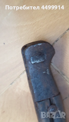 Щик, нож, байонет тесак кания за пушка турски Маузер 1890г, снимка 5 - Антикварни и старинни предмети - 53211287