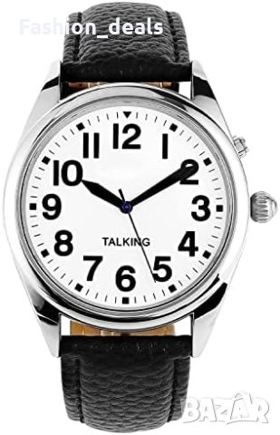 Нов Английски Мъжки говорещ часовник/Слепи Зрително увредени Възрастни, снимка 1 - Мъжки - 41577873