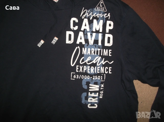 Суичър CAMP DAVID  мъжки,3ХЛ, снимка 2 - Суичъри - 53585930