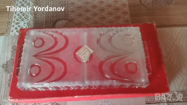 Ордьовър -Оловен Кристал.НОВ., снимка 15 - Прибори за хранене, готвене и сервиране - 48252890