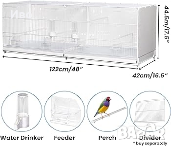 Волиера 120 см., снимка 3 - За птици - 52726015