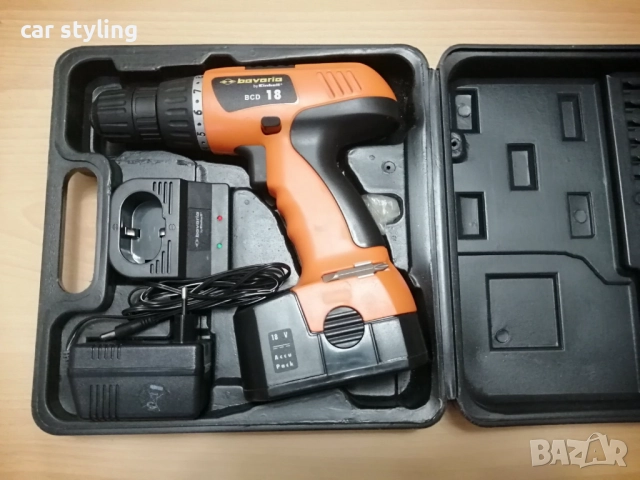 Винтоверт с батерия и зарядно Bavaria Enhell + зеге, снимка 2 - Винтоверти - 52508775