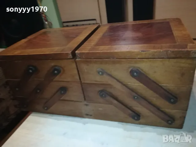 КРАСИВА ДЪРВЕНА КУТИЯ-ВНОС SWISS 0812241847, снимка 16 - Антикварни и старинни предмети - 48272159