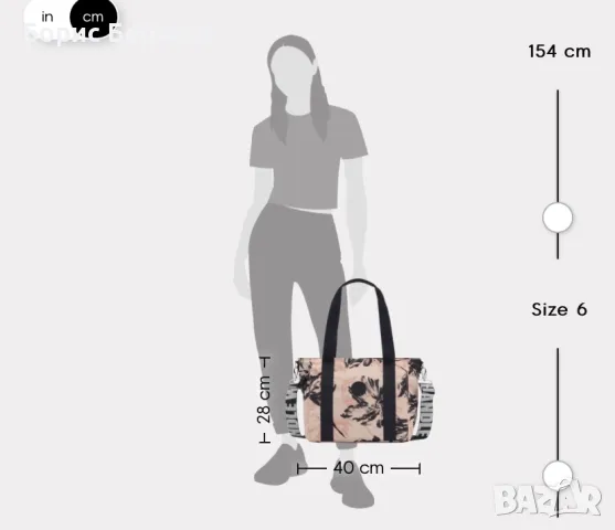 Чанта Kipling, снимка 12 - Чанти - 48641417