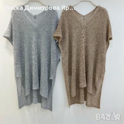 Плажна туника – Лека, стилна и комфортна защита за плажа, снимка 4 - Туники - 49977752