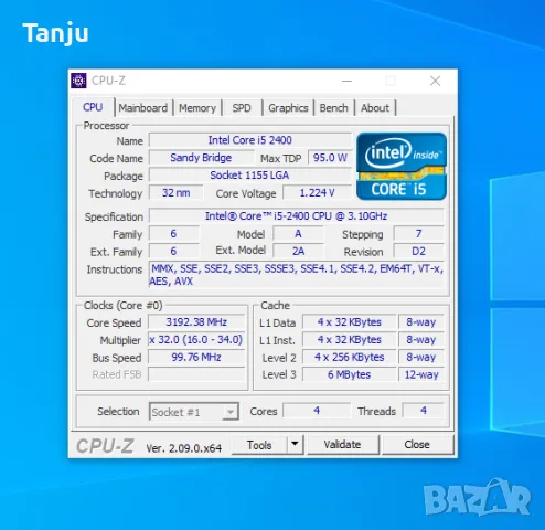 Оборудвано дъно ASRock H61M-VG3 c intel i5 2400 , снимка 4 - Дънни платки - 50054613