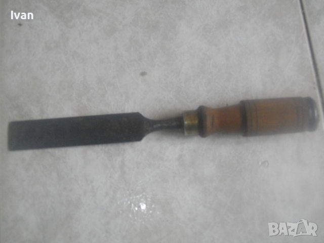 Старо Качество Ръчно Дърводелско Стругарско Длето 25мм-За Дърворезба/Дървообработка/Стружуване-170мм, снимка 5 - Други инструменти - 44819880