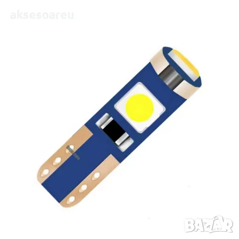 10 бр. малки габаритни крушки за арматурно табло T5 3SMD LED супер ярък 3030 LED вътрешно осветление, снимка 9 - Аксесоари и консумативи - 50385600