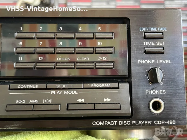 CD PLAYER SONY CDP-490 + remote , снимка 13 - MP3 и MP4 плеъри - 55989849