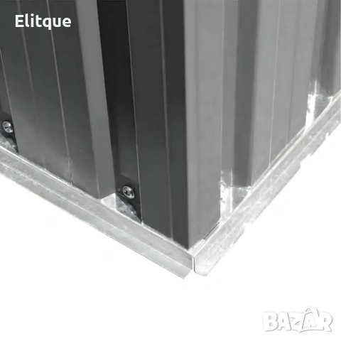 Метална градинска къща за инструменти с вентилация и заключване, снимка 12 - Градински мебели, декорация  - 53120445