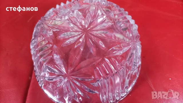 Два кристални съда в един стил, снимка 7 - Прибори за хранене, готвене и сервиране - 49399437