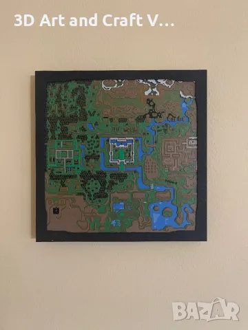 Релефна картина The Legend of Zelda: A Link to the Past! , снимка 4 - Други игри - 48661722