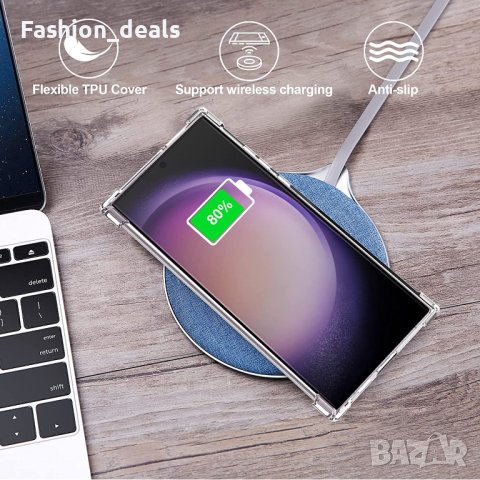 Нов калъф кейс гръб за телефон Samsung S23 Ultra Защита Самсунг Брокат, снимка 5 - Калъфи, кейсове - 39823504