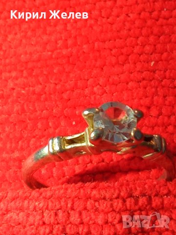 Стар Посребрен СКЪПОЦЕНЕН АРТ ДЕКО ПРЪСТЕН от БЛАГОРОДНА СТОМАНА МАЙСТОРСКИ с ГОЛЯМ ЦИРКОН 27531, снимка 12 - Антикварни и старинни предмети - 36868615