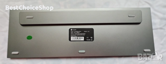 Безжична клавиатура, Bluetooth с тъчпад, съвместима с Windows, MacOS, iOS и Android, QWERTY - черна, снимка 5 - Клавиатури и мишки - 53200933