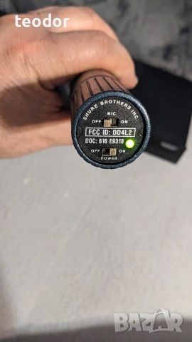 SHURE EC4 Beta58 USA-199.500Mhz, снимка 5 - Микрофони - 49525693
