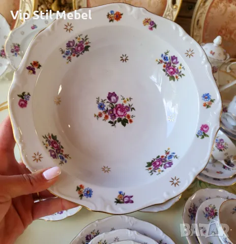 Немски сервиз за хранене и кафе/чай Reichenbach , снимка 8 - Сервизи - 50016149