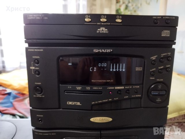 Sharp CD-C4450, снимка 3 - Аудиосистеми - 41578873