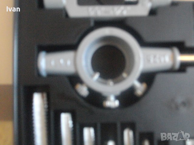 ISO M3-M12-Нов Комплект Метчици/Плашки За Външни/Вътрешни Метрични Резби-Parkside, снимка 14 - Други инструменти - 41408637