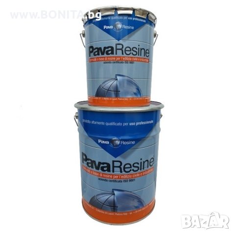 Епоксидна смола - двукомпонентна с УВ защита PAVAGLASS UV COLATA 8,800 кг от www.PavaResine.bg