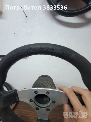 Рядък спортен ретро волан Raid , със фланец, от Vw Golf / Jetta Mk2, снимка 6 - Части - 49686984
