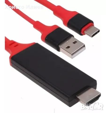 HDMI кабел за телевизор към телефон type c, снимка 9 - Кабели и адаптери - 56307871