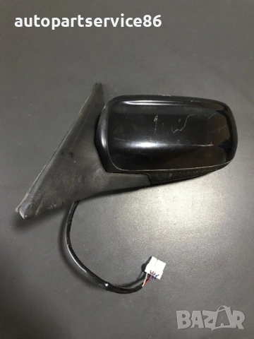 Предно ляво огледало за врата черен цвят RHD за Mazda 626 (1998-2001) 010142