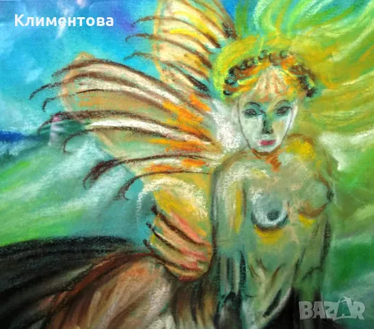 Картина "Русалка", снимка 6 - Картини - 56331135