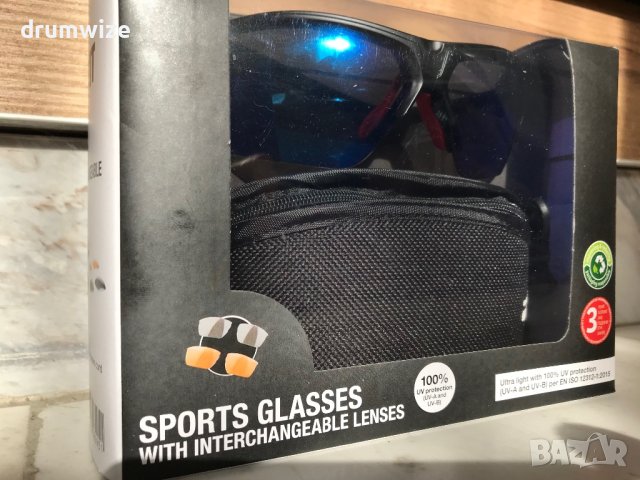 Спортни слънчеви очила със сменяеми стъкла, снимка 2 - Слънчеви и диоптрични очила - 41623730