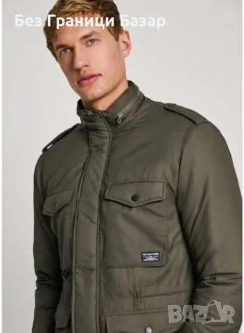 Ново Мъжко яке Terry Pepe Jeans, леко и устойчиво, рипстоп плат L размер, снимка 6 - Якета - 48004248