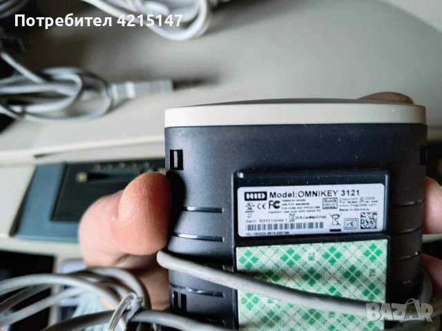HID OMNIKEY 3121-- Smart Card Reader-USB 3.0-Четец на смарт карти, снимка 3 - Друга електроника - 52825065