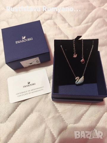 Колие Swarovski, снимка 2 - Колиета, медальони, синджири - 52680842