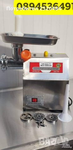 Професионална електрическа месомелачка ТК-12 с редуктор. Чисто нова. Хит цена 389лв/198,89€, снимка 17 - Месомелачки - 33790331