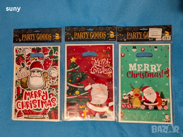 Коледни чинийки големи, коледни салфетки, чашки, торбички, кутийки, , снимка 7 - Декорация за дома - 42725962