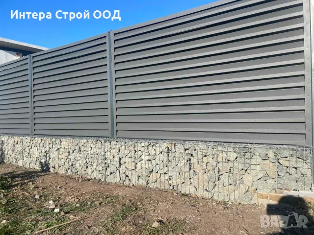  Бургас - Оградни мрежи, ламелни огради, пана, габиони и колове – монтаж и доставка, снимка 12 - Огради и мрежи - 49555020