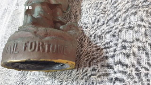 Старинна метална пластика на ковач от началото на миналия век, снимка 8 - Антикварни и старинни предмети - 53209744