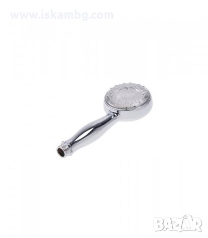 LED ДУШ СЛУШАЛКА СВЕТЕЩА В 3 РАЗЛИЧНИ ЦВЯТА - МОДЕЛ 1 - код 0076, снимка 3 - Други стоки за дома - 34116443