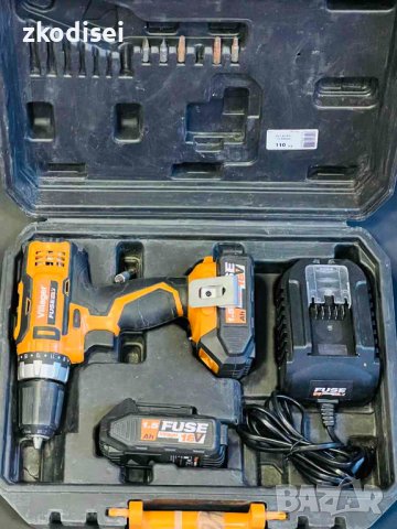 Акумулаторен винтоверт Villager VLN3220 с 2бр. батерий и зарядно, снимка 1