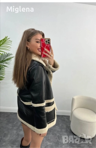 Дамско яке с каракул , снимка 4 - Палта, манта - 51892734