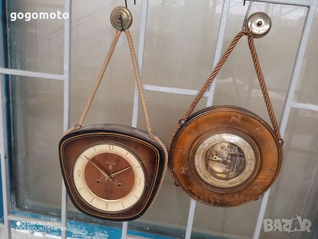 Стар винтидж античен стенен часовник PREZIOSA,made in GERMANY, снимка 2 - Антикварни и старинни предмети - 35933183