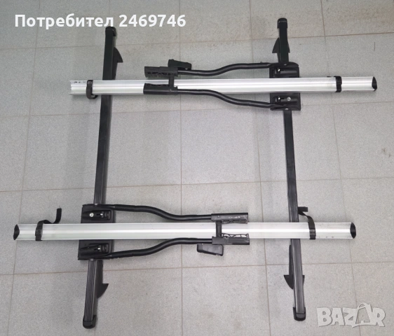 Багажници CRUZ RACE за 2 бр. велосипеди за таван на автомобил и напречни греди.