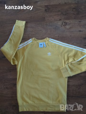 adidas Originals 3-bandes Crewneck - страхотна мъжка блуза КАТО НОВА, снимка 7 - Спортни дрехи, екипи - 42436349