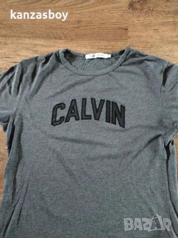 calvin klein jeans - страхотна дамска тениска M, снимка 3 - Тениски - 51417447