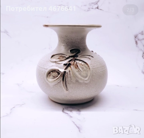 Керамична ваза, снимка 3 - Вази - 52775743