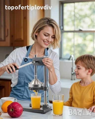 Ръчна цитрус преса за нар,портокал,грейпфрут, снимка 4 - Сокоизстисквачки и цитрус преси - 53629966