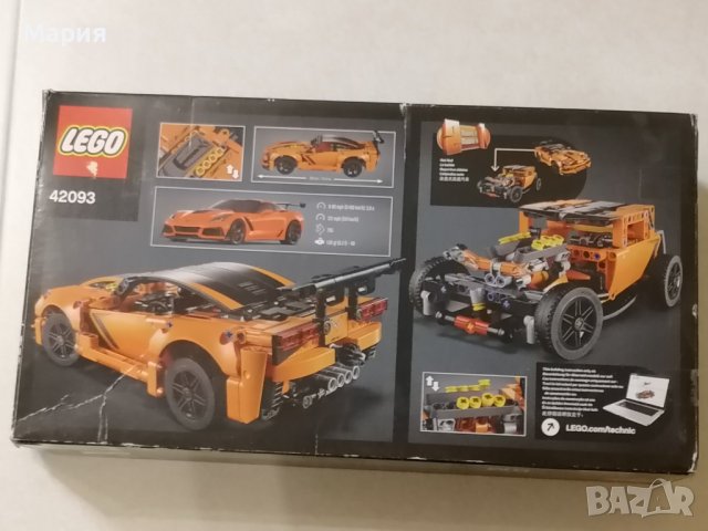 Lego 42093 Technic Chevrolet Corvette , снимка 2 - Конструктори - 41100261