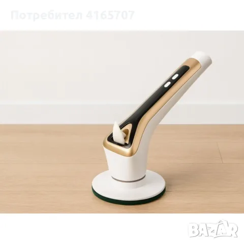 Електрическа въртяща четка за фуги и плочки с батерия и приставки, снимка 2 - Мопове, кофи, четки и метли - 55723851
