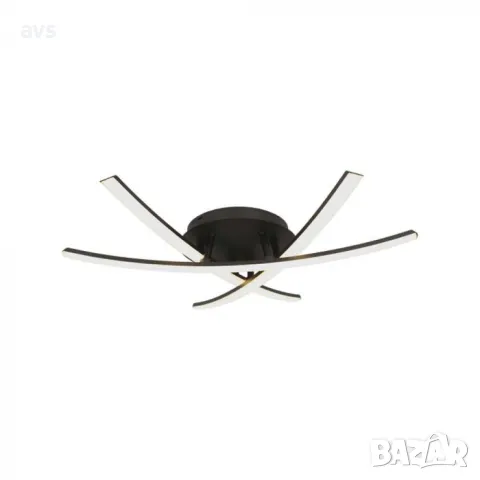 LED плафон 20W 3000K VT-7792 V-TAC черен, снимка 1